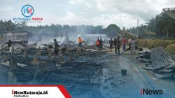 24 Rumah Dan 3 Motor Warga Ludes Terbakar Di Babahrot, Abdya.