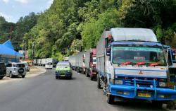 Dishub Sumut Keluarkan Aturan Truk Bermuatan 14 Ton Dilarang Melintas di Jalur Mudik Sumut