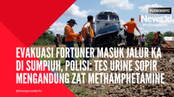 Video Fortuner Masuk Jalur KA di Sumpiuh, Polisi: Tes Urine Sopir Mengandung Zat Methamphetamine