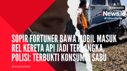 Video Sopir Fortuner Bawa Mobil Masuk Rel Kereta Api Jadi Tersangka, Polisi: Konsumsi Sabu