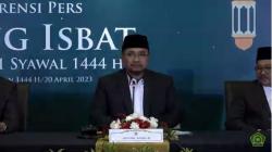 Pemerintah Tetapkan 1 Syawal Jatuh pada Sabtu 22 April 2023