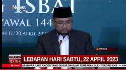 Pemerintah Tetapkan Lebaran I Syawal 1444 Hijriah Sabtu Besok