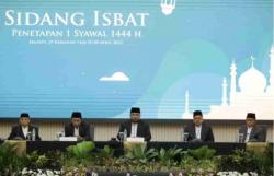 Hasil Sidang Isbat Tetapkan 1 Syawal 1444 H Jatuh pada Sabtu 22 April 2023