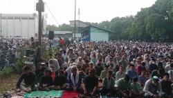 Aman dan Lancar, Shalat Id Jemaah Muhammadiyah di Lapangan Lodaya Bandung Dijaga Polisi