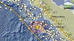 Breaking News! 5 Kali Gempa Besar Guncang Sumbar, 3 Getarkan Kepulauan Mentawai 2 Kali di Agam 