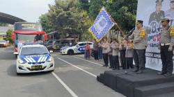 Cegah Kemacetan dan Kecelakaan, Polres Kediri Berangkatkan 4 Bus Angkutan Balik Mudik Gratis