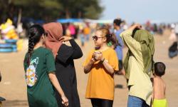 Pengunjung Pantai Manggar Membeludak, PAD Balikpapan Meningkat