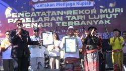 Libatkan Ribuan Pelajar di Kupang, Tarian Lufut Pecahkan Rekor MURI