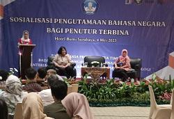 Sosialiasi Pengutamaan Bahasa Negara, Puti Guntur: Selalu Gunakan Bahasa Indonesia
