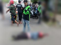 Penjual Sayur Keliling  Tewas Tabrak Pohon di Depan Bank Daerah Karanganyar 