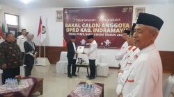 PKS Resmi Daftarkan 50 Bacaleg ke KPUD Indramayu