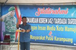 Korem 142 Tatag, Insan Media dan Masyarakat Silaturahmi di Plaza Karampung