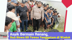 Asyik Bermain, Dua Siswa SD di Gresik Tewas Tenggelam di Waduk Irigasi