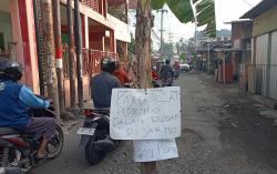 Penampakan Kebon Pisang di Jalan Rusak Sidoarjo