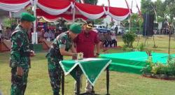 Program TMMD ke-116 Resmi Dibuka, Bupati Nganjuk Gelar Acara Hiburan hingga Makan Ikan Bersama