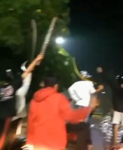 Viral Gengster Bawa Samurai Resahkan Warga Dibekuk Polisi
