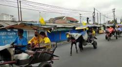 Naik Delman, DPD Partai Golkar Kota Tasikmalaya Daftarkan Bacaleg ke KPU