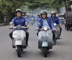 Serba 14 Warnai Pendaftaran Bacaleg Partai Demokrat ke KPU Ciamis