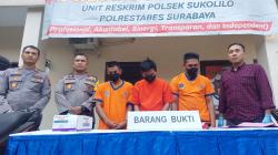 Komplotan Bandit Curanmor Diringkus Tim Anti Bandit Polsek Sukolilo, Diwarnai Aksi Kejar-Kejaran