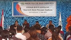 Bahas Mal Praktik dalam Pelayanan Kesehatan, STIH Cendana Wangi Gandeng Dinkes TTU Gelar Seminar