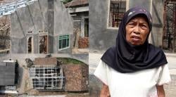 Bikin Haru! Kodim 0623/Cilegon Bedah Rumah Nenek Sebatang Kara Tak Layak Huni