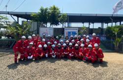 Mahasiswa Unair Surabaya Kunjungi Gas Metering Station HCML di Pasuruan