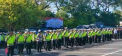 Polda Bali Gandeng Polres Bandara Gelar Apel Pengamanan Kunjungan Wakil Presiden ke Bali