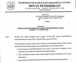 Bupati Bengkulu Utara Melarang Pungutan dengan Dalih Apapun ke Wali Murid