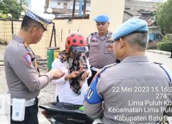 Pra Tilang Manual, Satlantas Polres Batu Bara Razia Personel dan Pegawai Polres Batu Bara