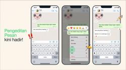 Chat yang Typo Tak Perlu Dihapus, Kini WhatsApp Bisa Edit Chat yang Sudah Terkirim