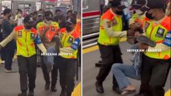 Viral Pencopet Wanita Digotong 3 Satpam di Stasiun KRL, Coba Kabur usai Diteriaki Maling