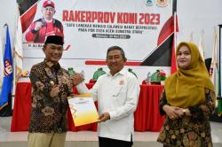 Buka Rakerprov KONI 2023, Prof Zudan: Mahkota Olahraga Adalah Sportivitas 