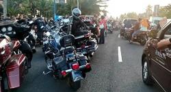 Ribuan Moge Harley Davidson Banjiri Pangandaran