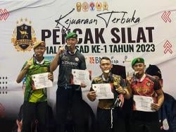 Prajurit Yonif 406/CK Sabet Medali Emas di Kejuaraan Terbuka Pencak Silat Piala Kasad