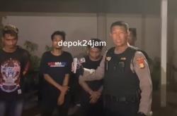 Satu Motor Berboncengan 4 Orang di Depok Diamankan Polisi, Pas Diperiksa Ternyata Bawa Pistol