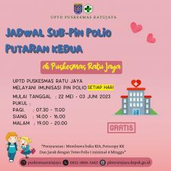 Jadwal Imunisasi Polio di Depok, Buka Hingga Malam Hari