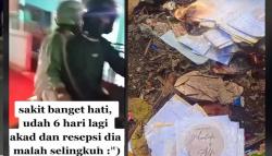 Viral 6 Hari Jelang Nikah Calon Istri Kepergok Selingkuh, Pria Ini Langsung Bakar Undangan