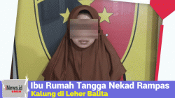 Miris! Ibu Rumah Tangga Nekad Rampas Kalung di Leher Balita