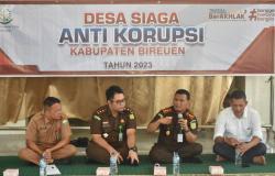 Kajari Bireuen Resmikan Desa Siaga Anti Korupsi