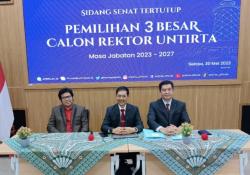 Senat Untirta Tetapkan Tiga Besar Calon Rektor Untirta Dalam Sidang Tertutup