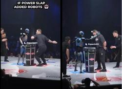 Viral Lomba Adu Tampar Robot vs Manusia, Siapa Menang?