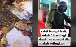 Kasian, Pria Ini Pergoki Calon Istri Selingkuh Jelang Akad Nikah, Langsung Bakar Undangan:Hati Remuk