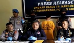 Sabu 4,3 Kg yang Diamankan Polres Konawe di Sebuah Gudang Berasal dari Aceh