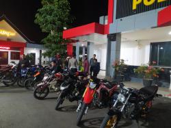 Puluhan Motor Milik Remaja di Ponorogo Terjaring Razia, Diduga Untuk Balap Liar