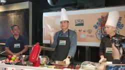 USDA Travel Show di Medan, Mencicipi Makanan AS Dipadu dengan Rempah Khas Karo