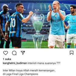 Final Liga Champions, Wabup Garut : Insya Alloh Inter Milan Meraih Kemenangan