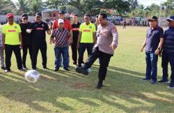 Rebut Piala Kapolres Rp52 Juta, 16 Klub Bola Kaki Siap Merumput di Lapangan Trienggadeng