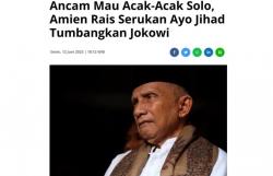 Heboh, Gibran Tanggapi Santai Capture Berita Amien Rais Ancam Acak-acak Solo