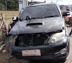 Viral, Beredar Video Mobil Dinas Milik Seorang Kadis di Pidie Jaya Alami Kecelakaan