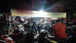 Nobar Indonesia vs Argentina, Warga Gowa Seruduk Warkop di Sungguminasa